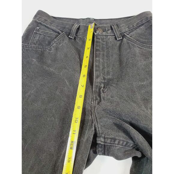 Vintage Gitano 90s Womens High Rise MOM Jeans Distressed Black 26 True Waist - Picture 7 of 9